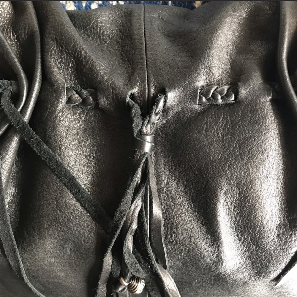 Lucky 🍀 Brand Black Leather Hobo Bag